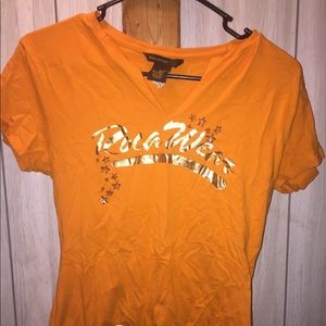 Orange tee shirt
